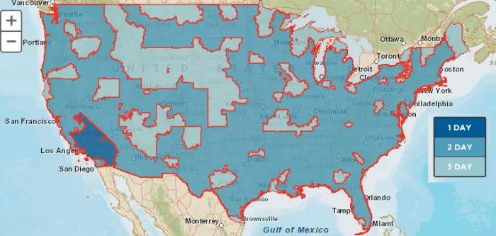 usps priority mail map Usps Priority Mail Delivery Time Rates Hours Tracking usps priority mail map