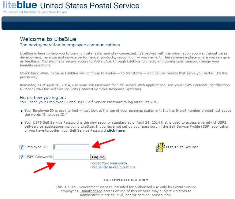 USPS LiteBlue Phone Number To Change Address For Postal Employees