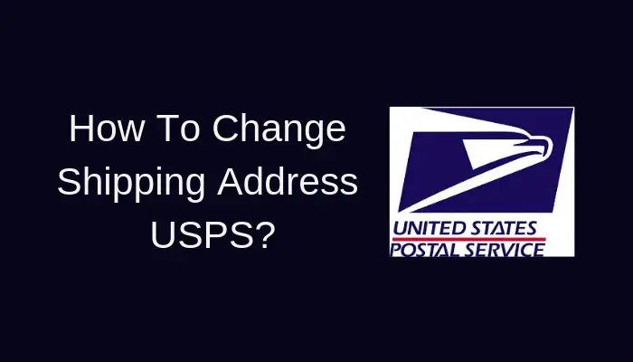 how to change shipping address