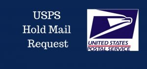 USPS Hold Mail Request