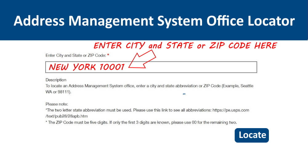 USPS-address-management-page